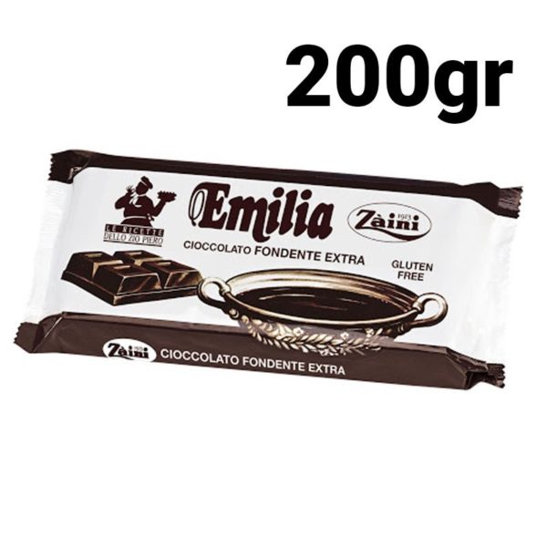 cioccolato fondente extra blocco da 200gr