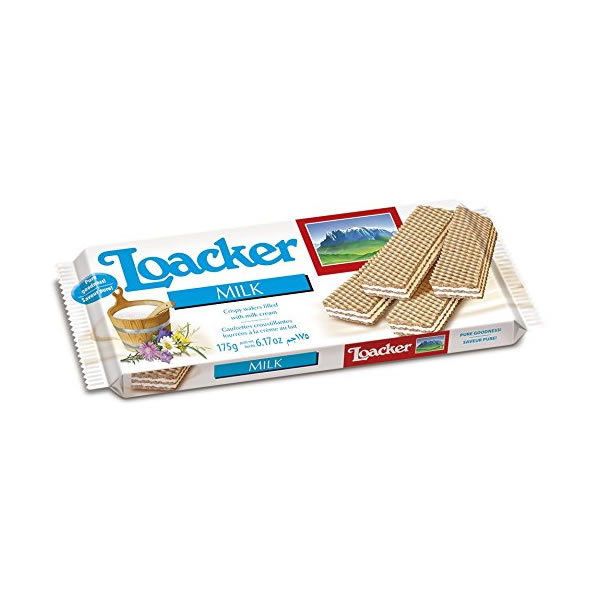 Loacker Milk Wafers - 175 Gr 