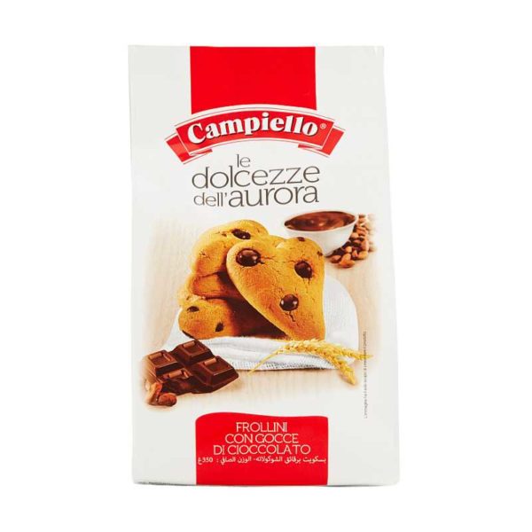 campiello le dolcezze dell aurora frollini con gocce di cioccolato 350 g