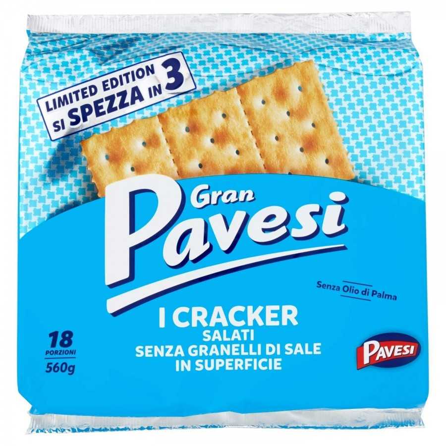 GRAN PAVESI CRACKERS SALATI GR.560