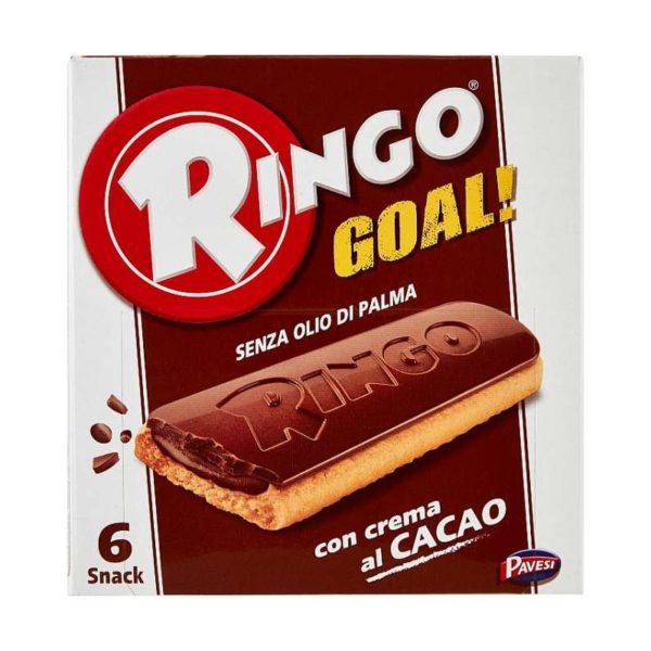 ringo goal con crema al cacao 6 x 28 g